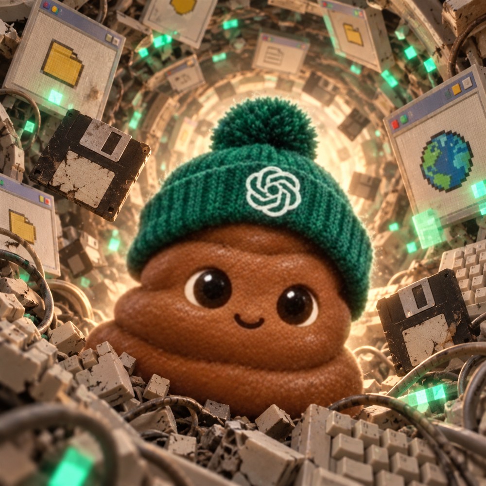 PoopGPT awakening inside the internet's forgotten cache
